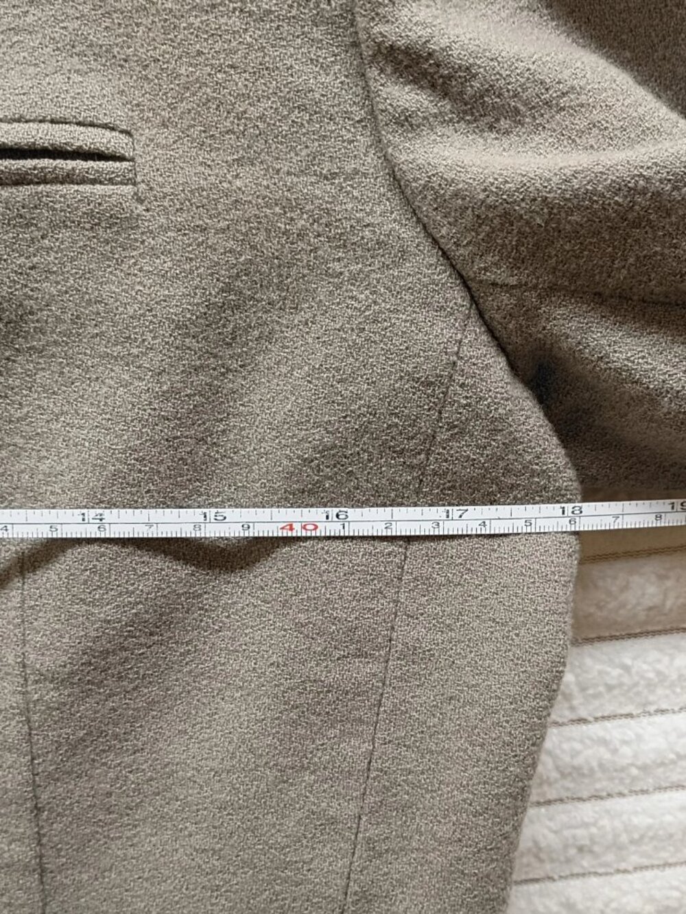 Saville Vintage Gray Tweed 100% Pure Wool Blazer Jacket Womens Size 14 Academic - Picture 6 of 7